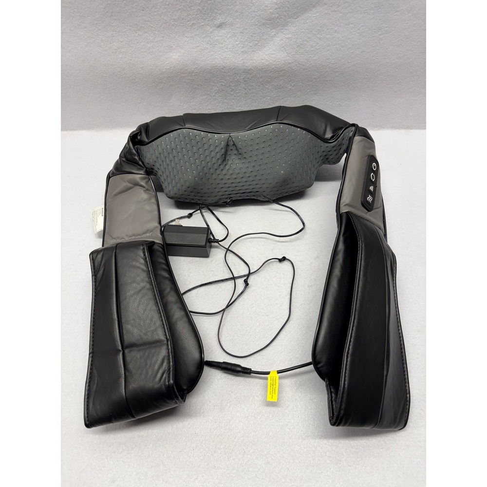 Nekteck Shiatsu Neck and Shoulder Massager with Heat LMS-801 Black Gray